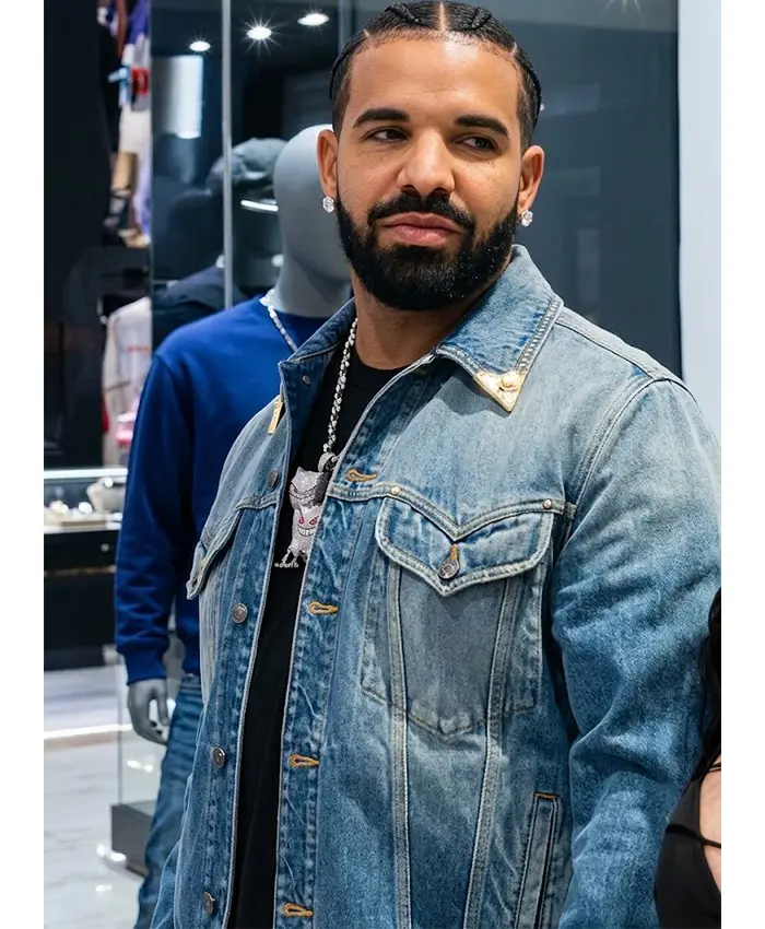 Drake FOMO Fear of MissinG Out Livestream 2026 Blue Denim Jacket