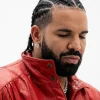 Drake Miss My Dawg Ft. Yeat Fomo Premiere 2026 Red Leather Jacket
