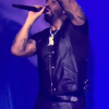 Drake Surprise Appearance at Karol G Tropitour Concert 2026 Black Leather Vest Side