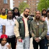 Drake X Lil Durk's OTF Crew Music Video Set Chicago 2026 Leather Varsity Jacket