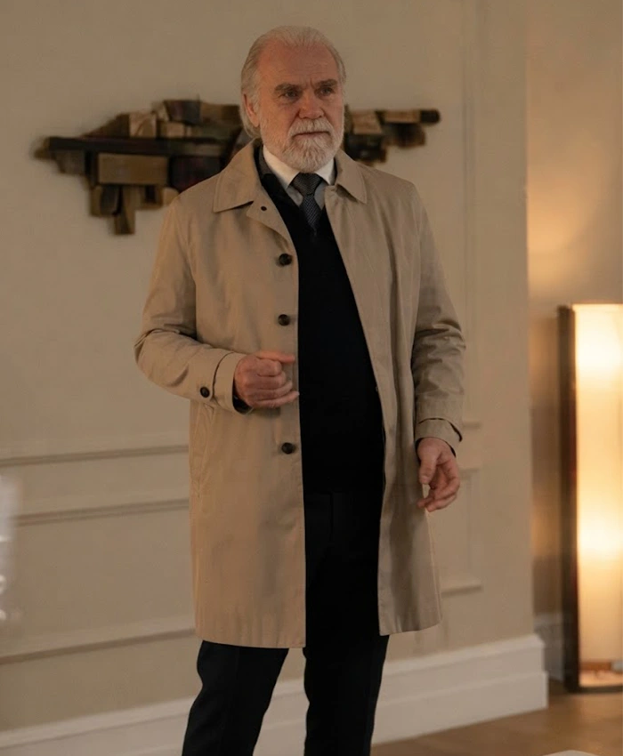 Drawn Together Logan Beige Cotton Coat
