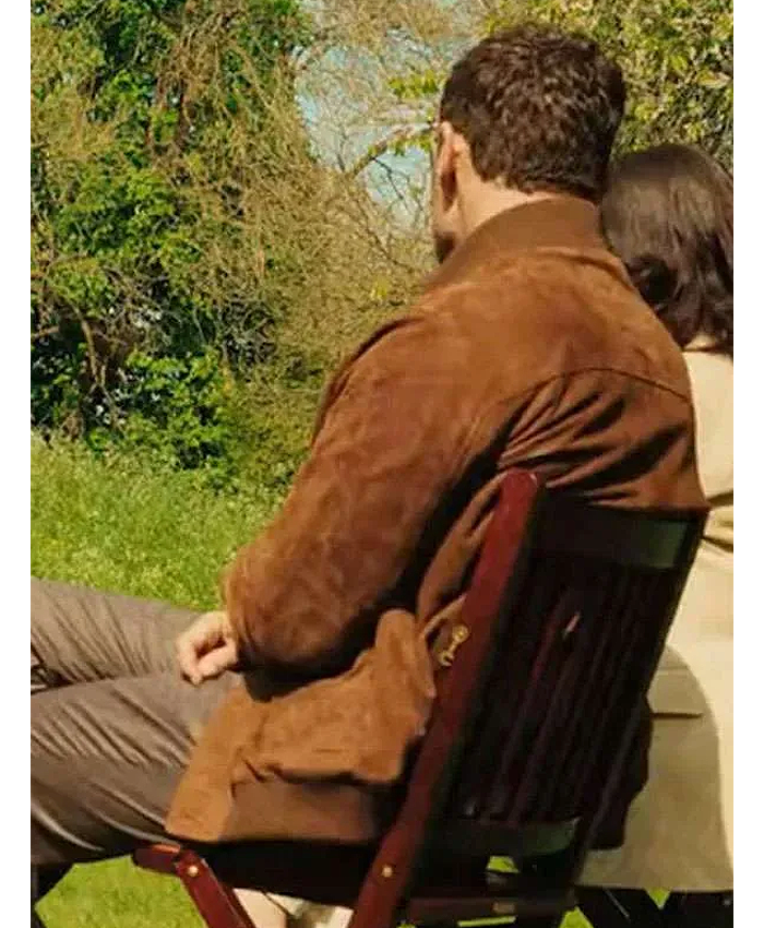 Eddie Horniman TV Series The Gentlemen 2026 Theo James Suede Leather Jacket