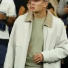 Erling Haaland Carabao Cup Third Round 2026 Off White Corduroy Jacket Front