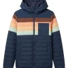 Felix Cameron TV Series Last Seen 2026 Tommy Brenton Rainbow Striped Puffer Jacket
