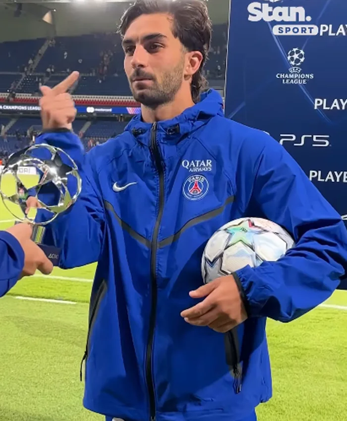 Ferran Torres Champions League Blue Jacket