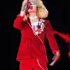 G-Dragon Perform at Bigbang World Tour 2026 Red Velvet Blazer On Sale Front View