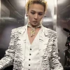 G-Dragon World Tour OAKLAND BIGBANG 2026 White Texture Blazer On Sale