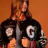 Gatorade National Players of the Year 2026 Black Wool and Leather Bomber Jacket