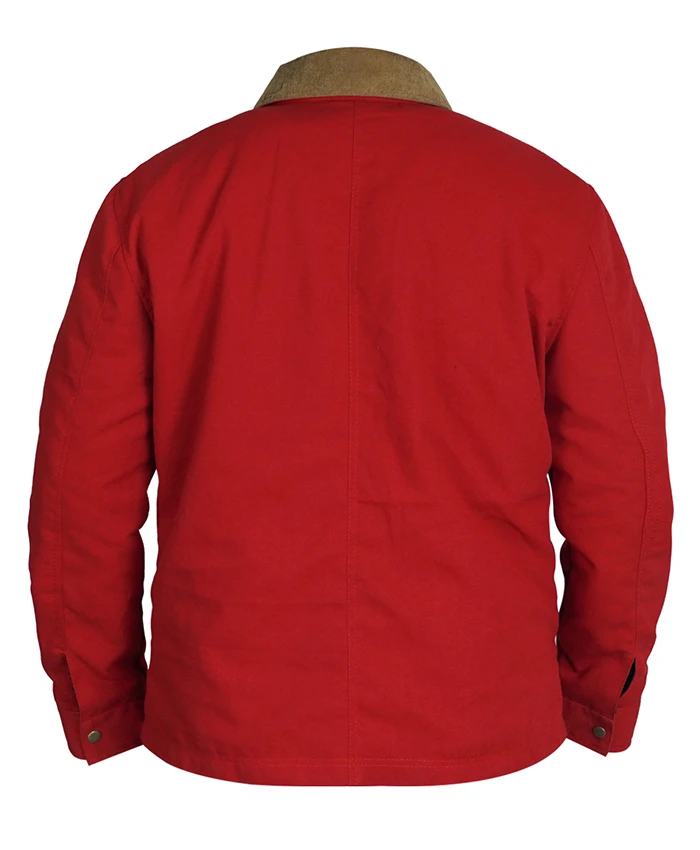 Get Now The Men's abercrombie Canvas Fireman Clasp Jacket Back