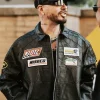 Get the Supreme x Vanson Spider-Man Black Leather Jacket On Sale