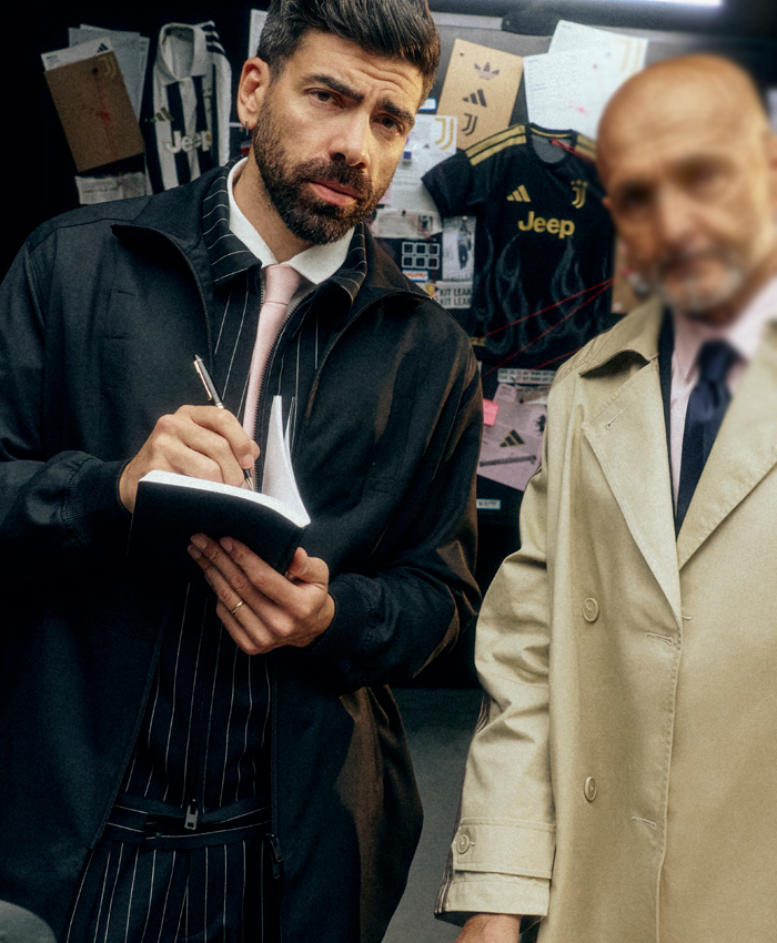 Gianluca Gazzoli Juventus x Adidas Black Coat
