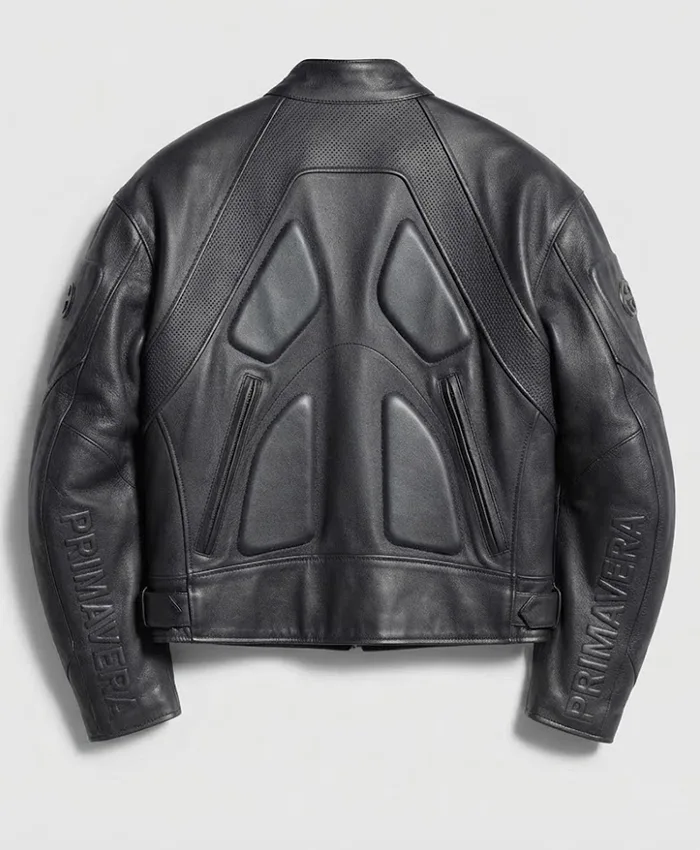 Gucci Primavera Collection 2026 Runway Black Leather Moto Jacket