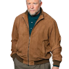 Guy Ritchie TV Series The Gentlemen 2026 Brown Suede Leather Bomber Jacket