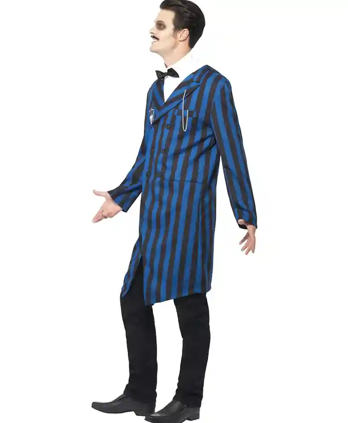Halloween x Duke of the Manor Blue Striped Costume Coat