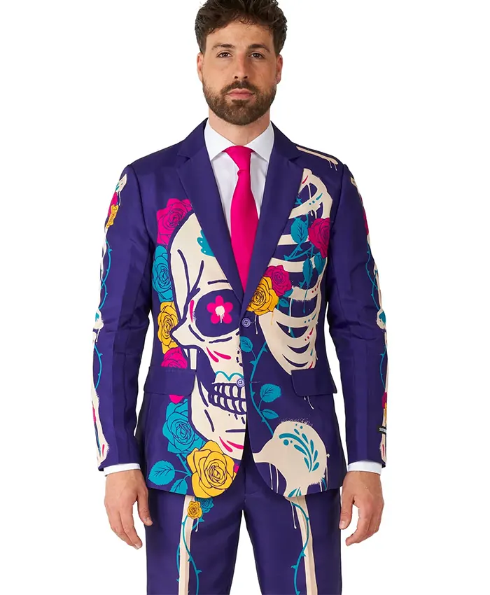 Halloween x Sugar Skull Purple Suit