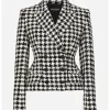 Hannah Waddingham TV Series Ted Lasso 2026 Rebecca Welton Black and White Houndstooth Blazer