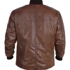 Harry Da Souza TV Series Mobland Tom Hardy Brown Leather Jacket Back