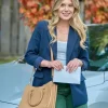 Hayley Movie Love Finds You 2026 Natalie Sharp Tailored Fit Blue Blazer