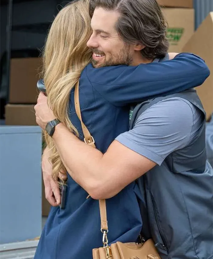 Hayley Movie Love Finds You 2026 Natalie Sharp Tailored Fit Blue Blazer For Sale