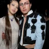 Hudson Williams Met Gala 2026 Blue and Black Embroidered Cropped Bolero Jacket Front