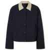Iga Świątek Italian Open Draw Ceremony 2026 Navy Blue Jacket Buy now