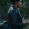 Isabel Pena TV Series Last Seen 2026 Zahra Newman Black Leather Blazer