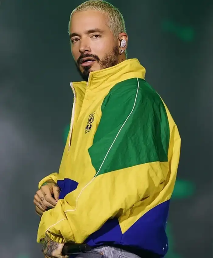 J Balvin Rock Show In Rio Intra x Brazil Nations Windbreaker Jacket