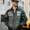J Balvin Spider Web Leather Jacket