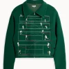 J Balvin US Open 2026 House of Errors Green Wool Tennis Jacket