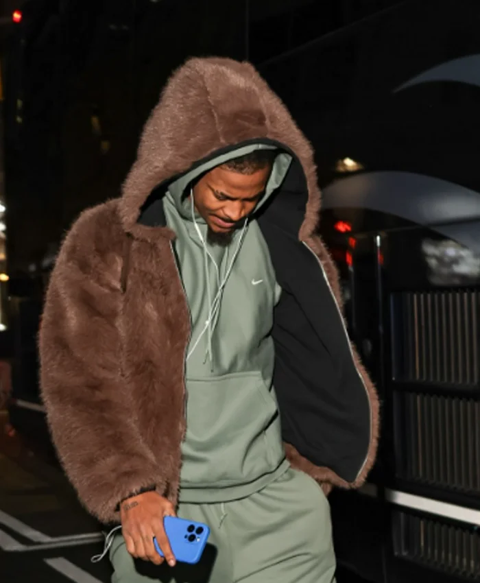 Ja Morant Nike Fur Hooded Jacket