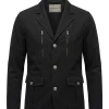 Jake TV Series Coven Academy 2026 Malachi Barton Black Cotton Jacket