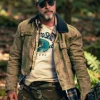 James Belmont Movie Heart of the Beast 2026 Brad Pitt Corduroy Collar Beige Jacket