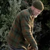 James Belmont Movie Heart of the Beast 2026 Brad Pitt Wool Plaid Jacket