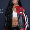 Jessica Jarrel Lot Patrol Private Screening Leather Jacket