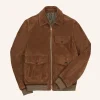 Joe Green TV Series The Gentlemen 2026 Tyler Conti Suede Leather Bomber Jacket