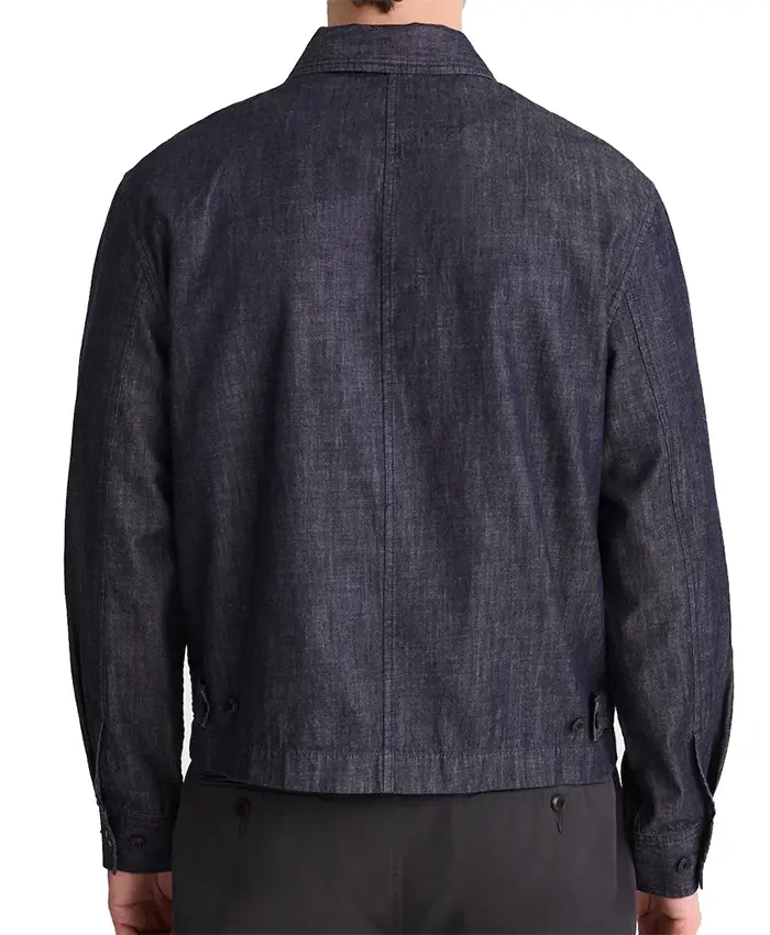 Joe Keery US Open Event 2026 Black Cotton Jacket Back View