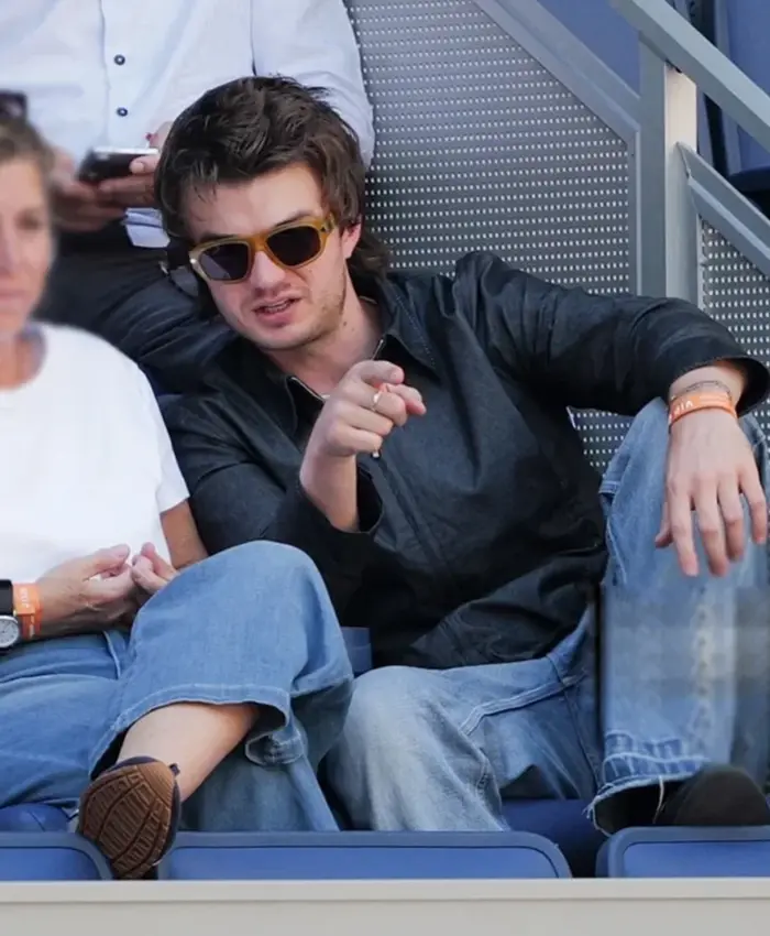 Joe Keery US Open Event 2026 Black Cotton Jacket