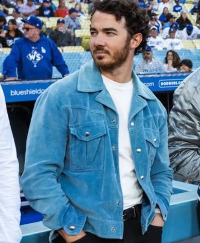 Jonas Brothers x Kevin Jonas Dodger Stadium Suede Jacket