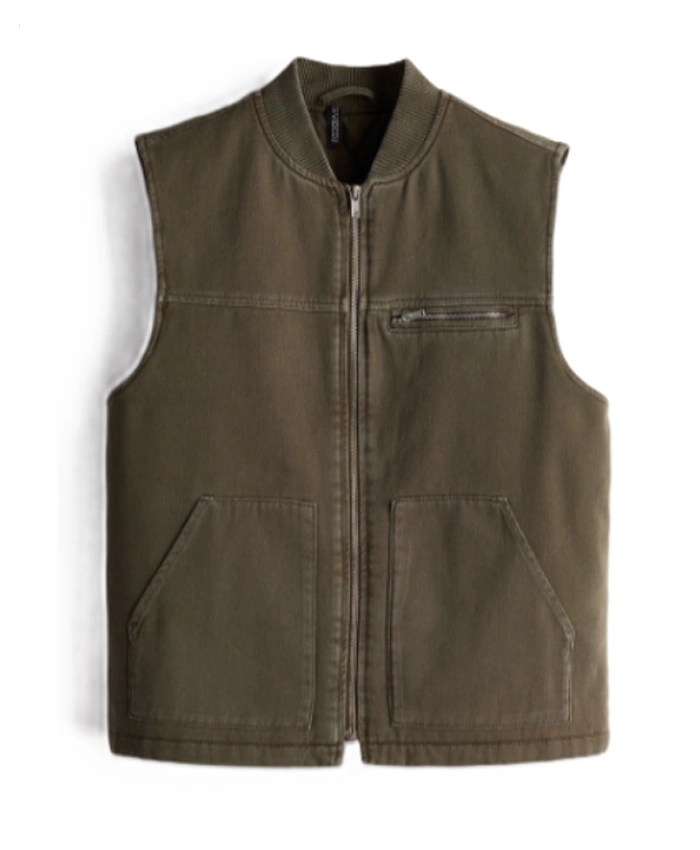 Judith Gray TV Series Neagley 2026 Rebecca Liddiard Green Cotton Vest