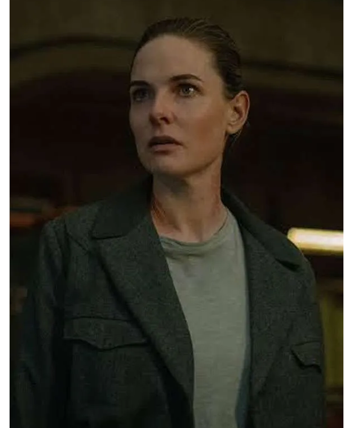 Juliette Nichols TV Series Silo S03 Rebecca Ferguson Grey Wool Jacket