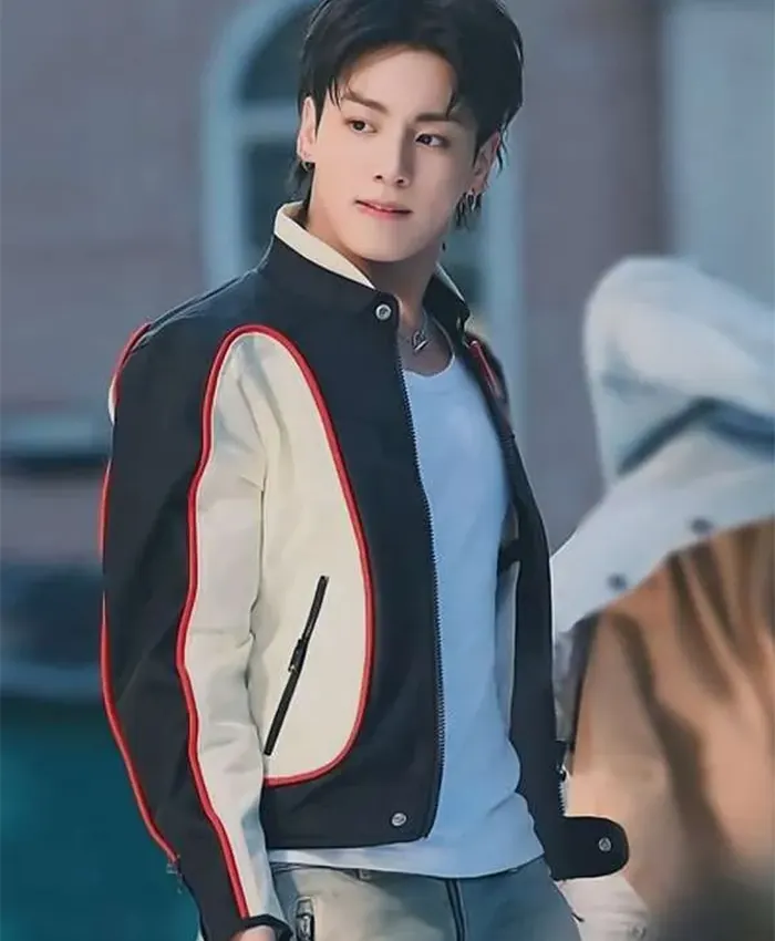 Jungkook BTS 3D Song Black and White Jacket