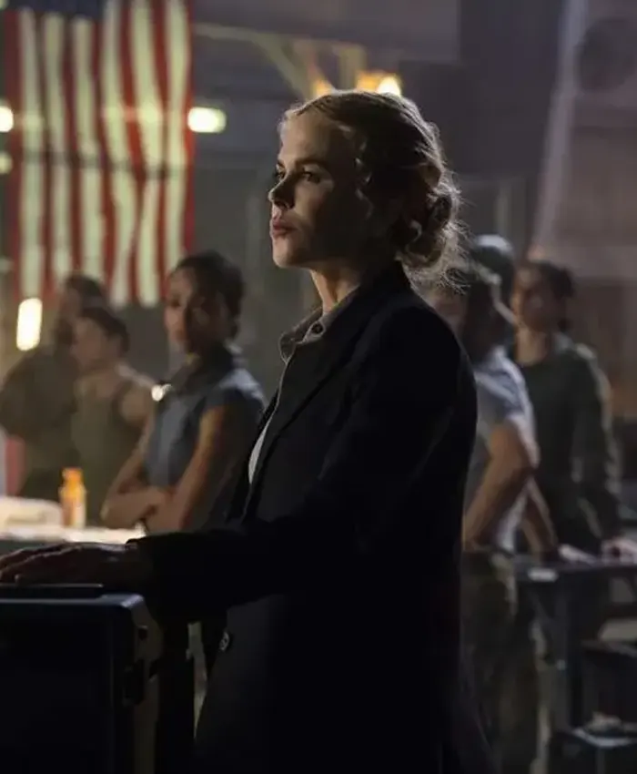 Kaitlyn Meade TV Series Special Ops Lioness Nicole Kidman Black Blazer Side