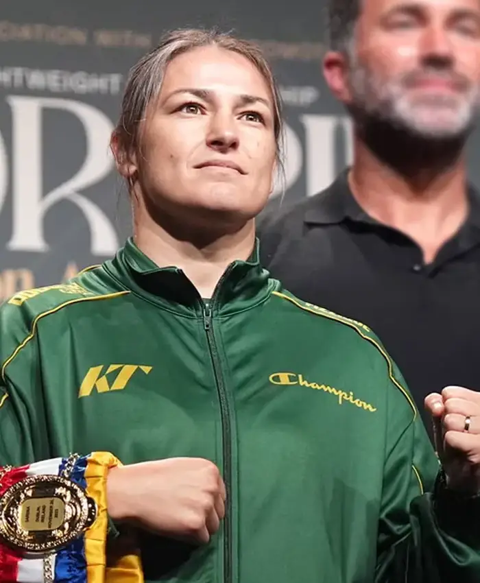 Katie Taylor Croke Park Event Conference 2026 Green Jacket On Sale