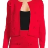 Kennedi Reece TV Series A Different World 2026 Hazel Henry Red Bow Cardigan