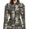Kristen Johnston TV Series Leanne 2026 Carol Leather Collar Leopard Printed Jacket