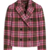 Leanne S02 Carol Plaid Blazer - Image 3