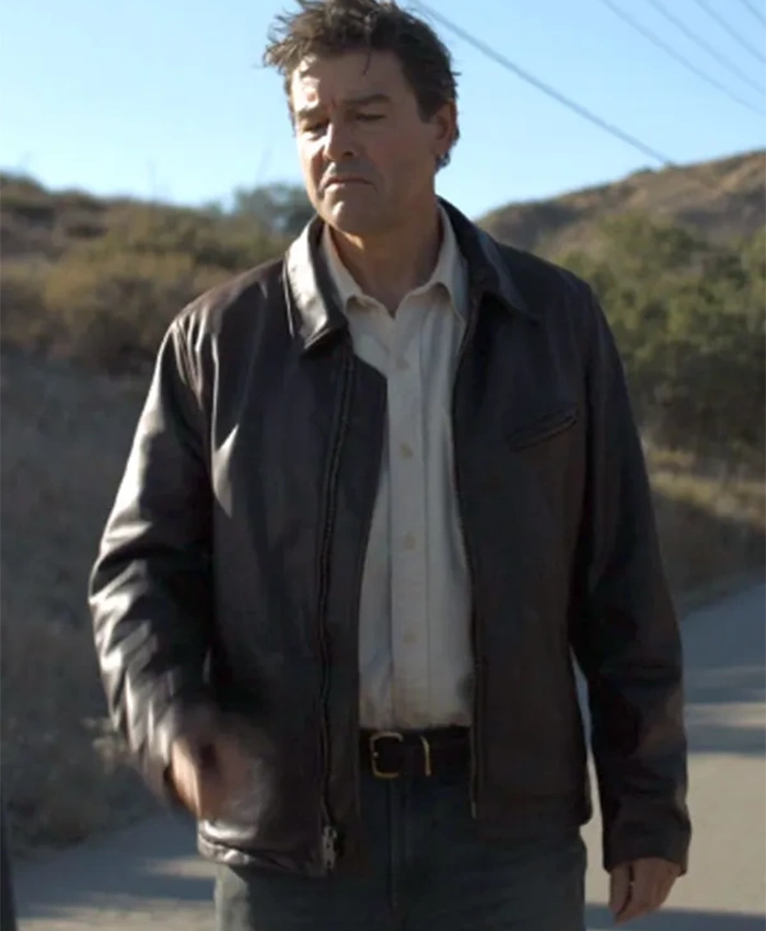 Kyle Chandler TV Series 2026 Lantern Hal Jordan Brown Leather Jacket