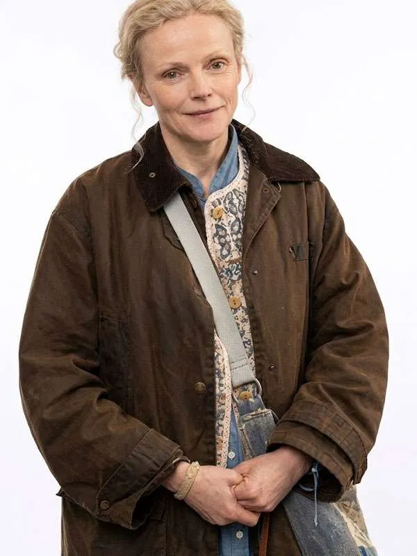 Last Seen S01 Jenna Reid Brown Cotton Jacket