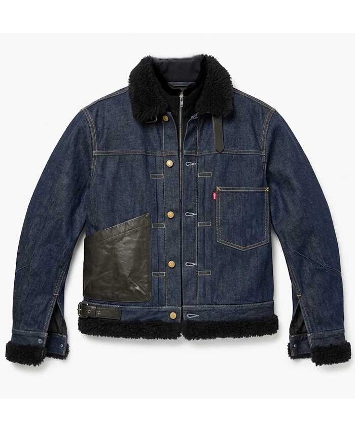 Levi’s x Sacai Third Collaborative Capsule Collection Denim Sherpa Jacket