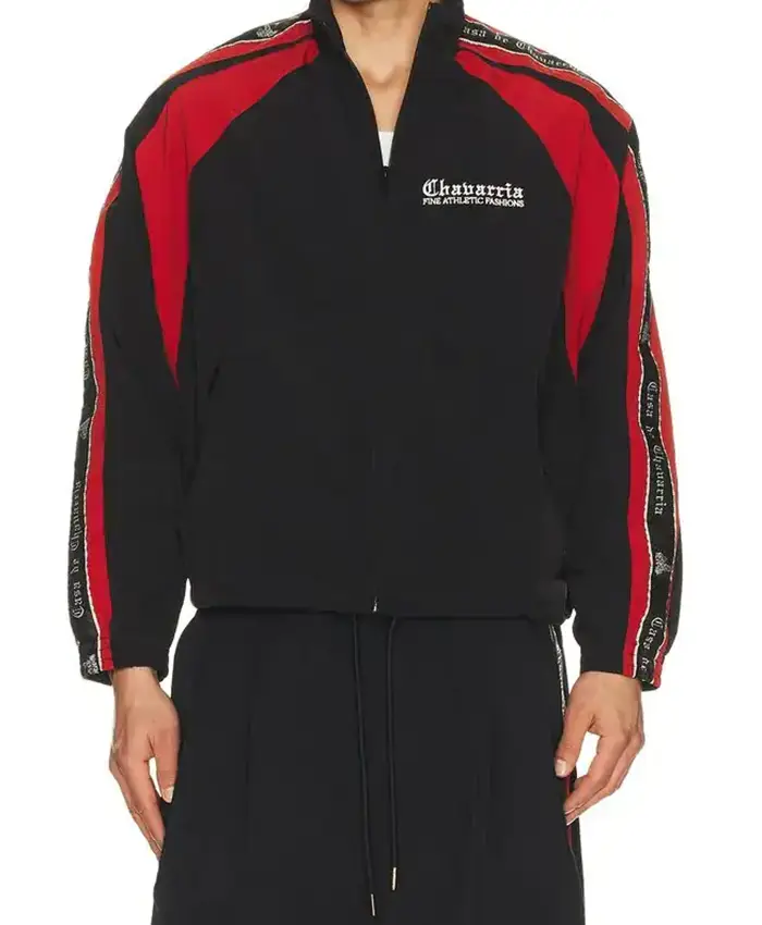 Lewis Hamilton Lake Como Italy 2026 Willy Chavarria Casa de Chavarria Track Jacket Front